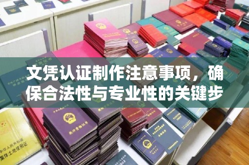道滘文凭认证制作注意事项，确保合法性与专业性的关键步骤