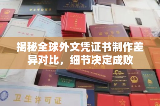 道滘揭秘全球外文凭证书制作差异对比，细节决定成败