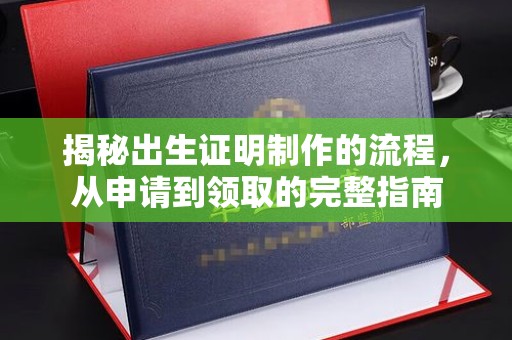 道滘揭秘出生证明制作的流程，从申请到领取的完整指南